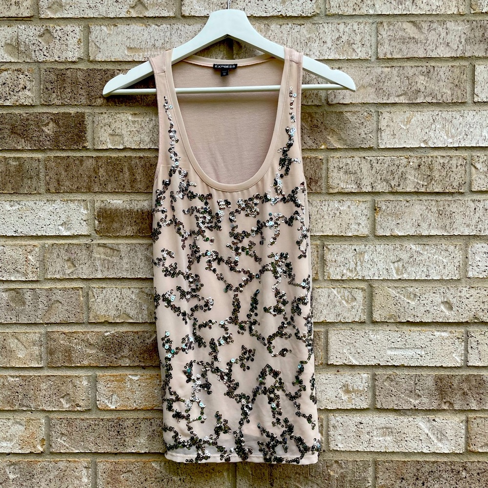 Express Sequin Tank